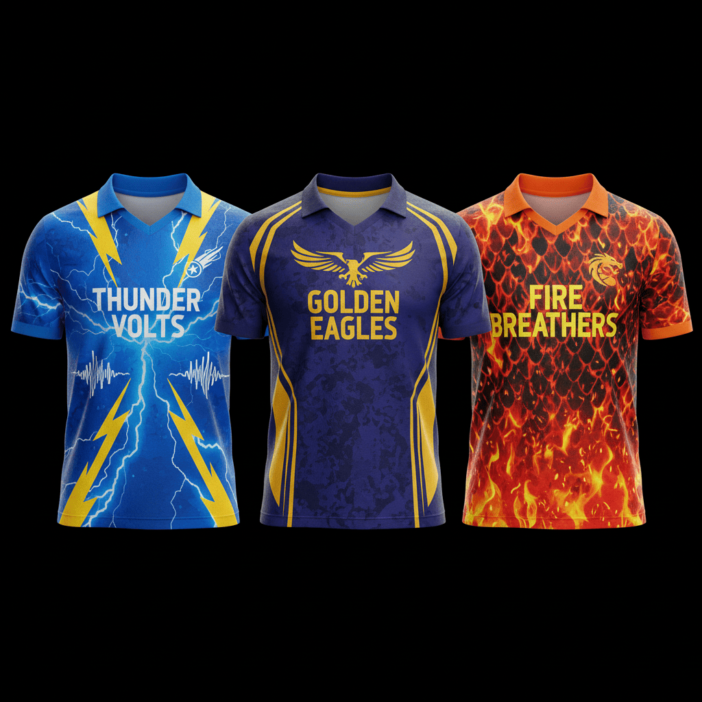 Cricket Sublimated Jerseys 2
