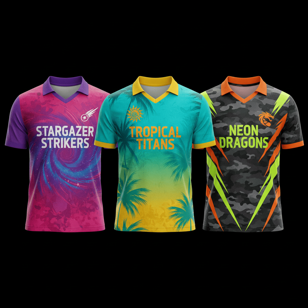Cricket Sublimated Jerseys