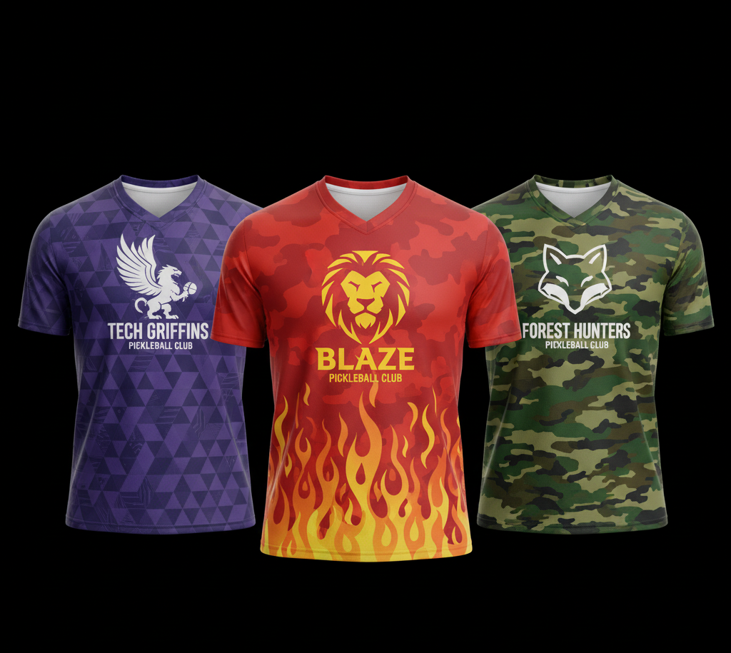 Pickleball Sublimated Jerseys