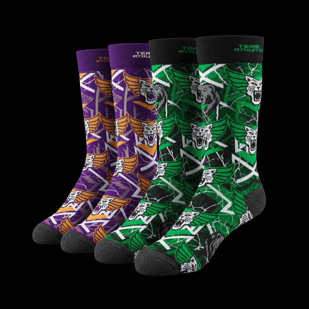 Sublimated Hockey Socks 2