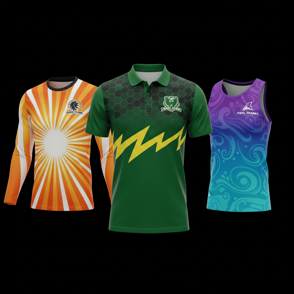 Tennis Sublimated Tops 2