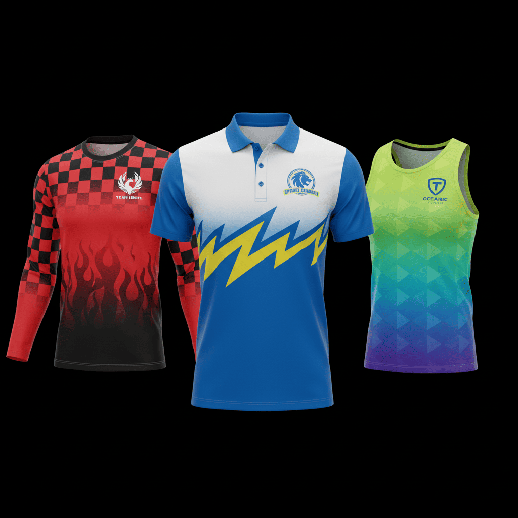 Tennis Sublimated Tops